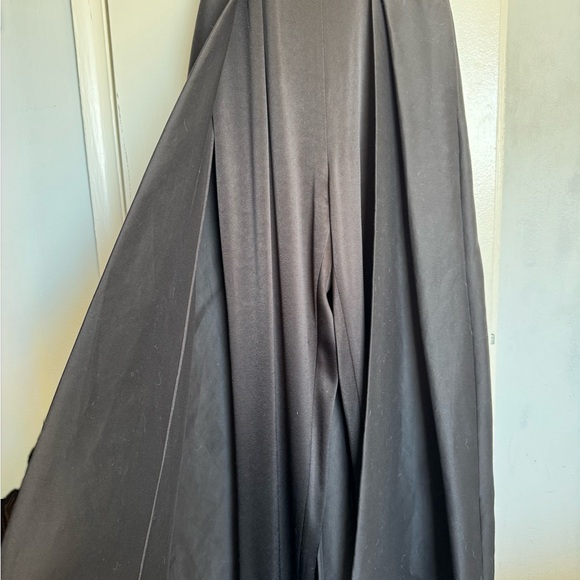 Halston Heritage Black Strapless Jumpsuit - Picture 4 of 5